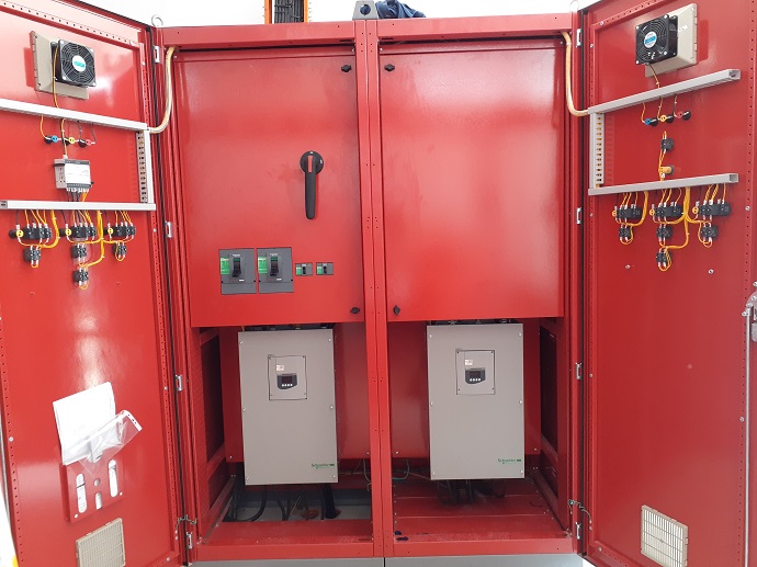 Fire protection electrical cabinet